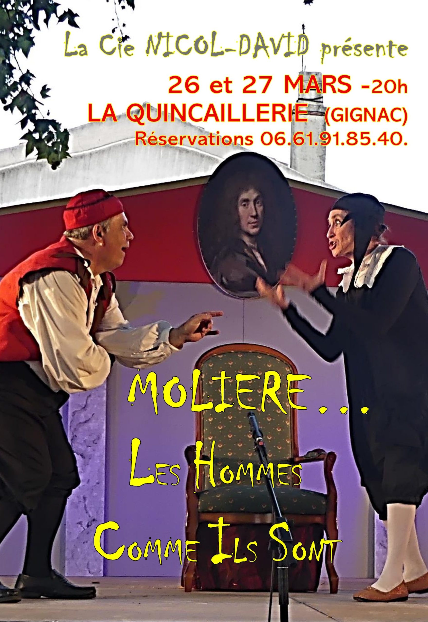 Affiche MOLIERE GIGNAC 2026